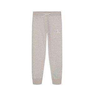 Calvin Klein Girls Metallic Logo Fleece Jogger Sweatpants, Size M, New!